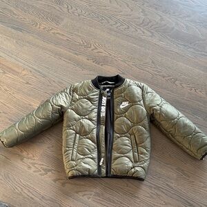 Nike Kids Khaki Puffer Jacket